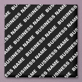 繰りはっきりした返し編集可能な名前 | シンプル白黒 マグネット