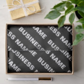 繰りはっきりした返し編集可能な名前 | シンプル白黒 薄葉紙 (ギフト)