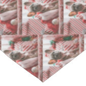 繰りパーソナライズされた返し写真 テーブルクロス (アングル)