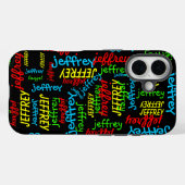 繰りパーソナライズされた返し名 Case-Mate iPhoneケース (裏面 (横))