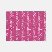 繰り返された一流毛布 フリースブランケット (正面(横))