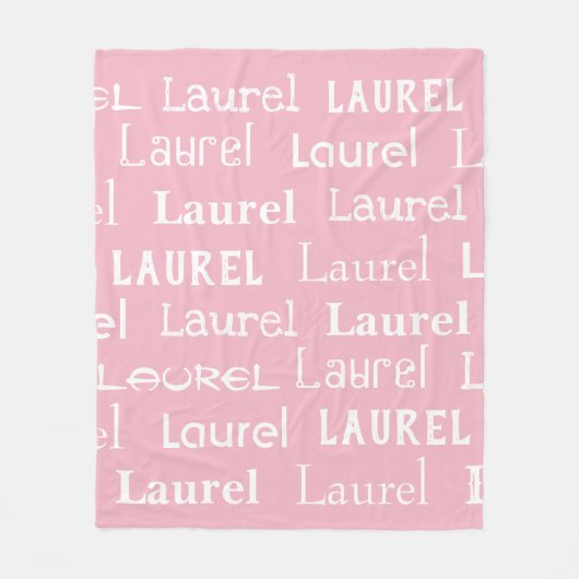 繰り返された一流毛布 フリースブランケット (正面)