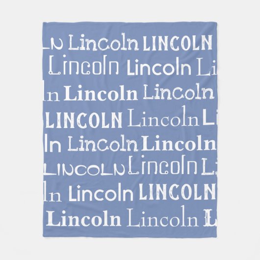 繰り返された一流毛布 フリースブランケット (正面)