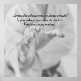 繰り返しが勝利を生む。 ポスター