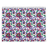 繰り返しを特徴とするシームレスで対称なパターン カレンダー (カバー)