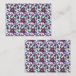 繰り返しを特徴とするシームレスで対称なパターン プレイスカード