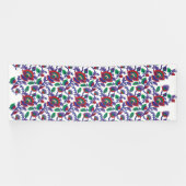 繰り返しを特徴とするシームレスで対称なパターン 横断幕 (横)