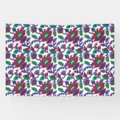 繰り返しを特徴とするシームレスで対称なパターン 横断幕 (横)