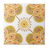 繰り返しオーチャー付きセラミックタイルデザイン タイル (正面)