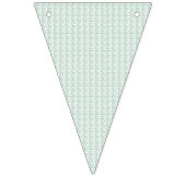 繰り返しカラフルパターンoを持つラッピング紙 バンティングフラッグ (第1の旗)