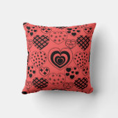 繰り返しハート クッション (裏面)