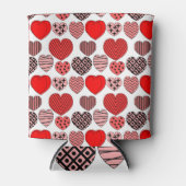 繰り返しハート 缶クーラー (正面)