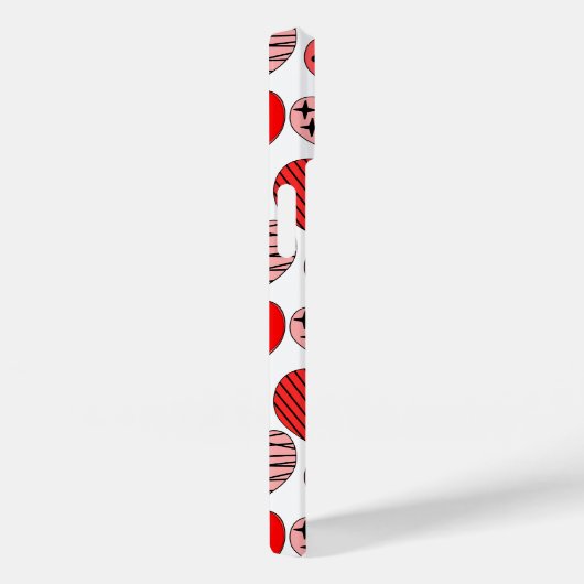 繰り返しハート Case-Mate iPhoneケース (裏面 / 右)