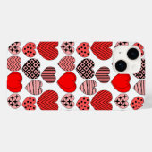 繰り返しハート Case-Mate iPhoneケース (裏面 (横))
