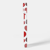 繰り返しハート Case-Mate iPhoneケース (裏面 / 左)