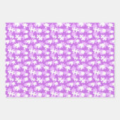 繰り返しパズル片パターン ラッピングペーパーシート (正面3)