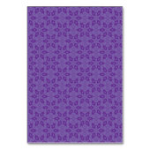 繰り返しパターンを持つ白い包装紙 テーブルナンバー (裏面)