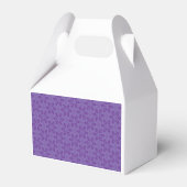 繰り返しパターンを持つ白い包装紙 フェイバーボックス (正面サイド)