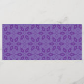 繰り返しパターンを持つ白い包装紙 メニュー (裏面)