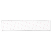 繰り返しパターンビジネスロゴのブランドディスプレイ ショートテーブルランナー (横)