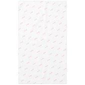 繰り返しパターンビジネスロゴのブランドディスプレイ テーブルクロス (正面)