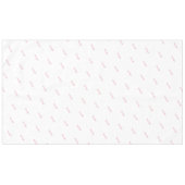 繰り返しパターンビジネスロゴのブランドディスプレイ テーブルクロス (正面(横))