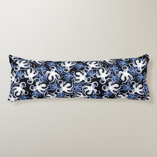 繰り返しモチーフ |タコ模様 ボディピロー (正面)