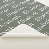 繰り返し名前インディアンサマースモークジェイド シェルパブランケット (3/4)