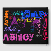 繰り返し名6文字20番目の誕生日ゲストブック ゲストブック (裏面)