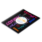 繰り返し名6文字20誕生日GuestBook N ノートブック (左側)