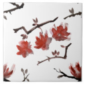 繰り返し咲きデザイン タイル (正面)