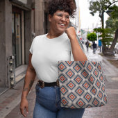 繰り返し対角線 トートバッグ