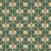 繰り返し植物模様 シール (正面)