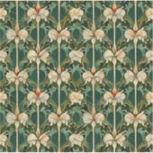 繰り返し植物模様 シール (正面)