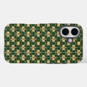 繰り返し植物模様 Case-Mate iPhoneケース (裏面 (横))