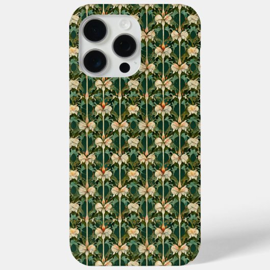 繰り返し植物模様 Case-Mate iPhoneケース (裏面)