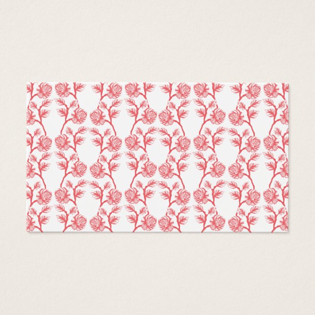 繰り返し機能を備えた赤とピンクのラッピング紙 (正面)