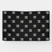 繰り返し画像、デザイン、または会社のロゴ 横断幕 (横)