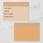 繰り返し色の星のパターンを選択 名刺 (正面/裏面)