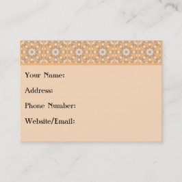 繰り返し色の星のパターンを選択 名刺