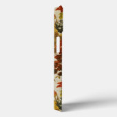 繰り返し花模様の織物 Case-Mate iPhoneケース (裏面 / 右)