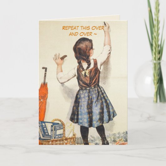 繰り返し – ウェルカードを取得 サンキューカード (正面)