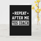 繰り返す自分の後でYesコーチ – コーチング カード (黄色い花)