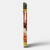 繰り返す花パターンが付いている織物 Case-Mate iPhoneケース (裏面 / 左)