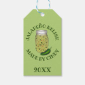 缶で作った唐辛子の風味 ギフトタグ (正面)