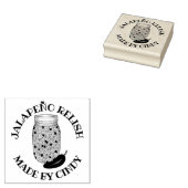 缶で作った唐辛子の風味 ラバースタンプ (押印)