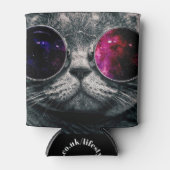 缶とボトルクーラー – カッコいい Cat 缶クーラー (正面)