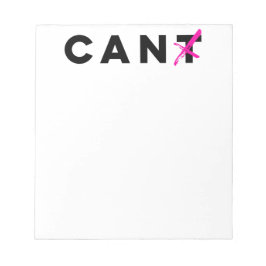 缶のメモ帳にできないで下さい ノートパッド