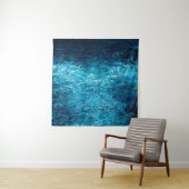 缶の上に海や海の波を描く油絵 タペストリー (インサイチュ)