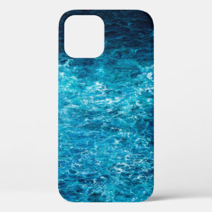 缶の上に海や海の波を描く油絵 iPhone 12ケース